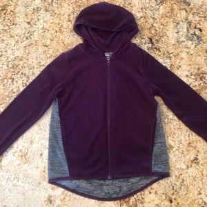 Great condition! Purple and grey full zip hoodie.
